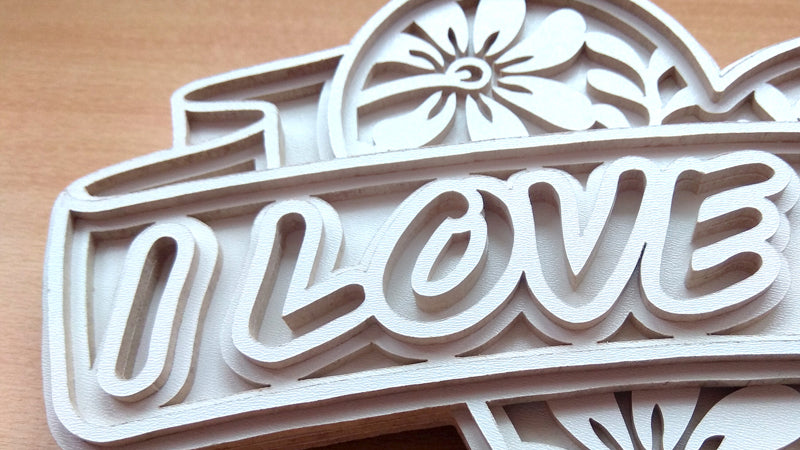 C087-Heart Layered Scroll Saw Pattern - Alex Fox Patterns