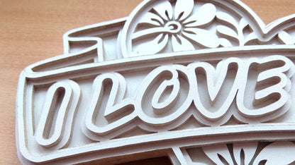 C087-Heart Layered Scroll Saw Pattern - Alex Fox Patterns