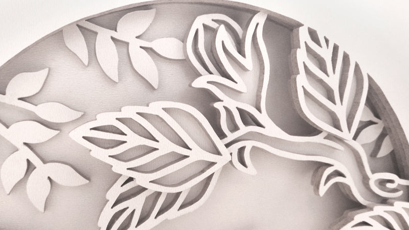 C091-Bee Layered Scroll Saw Pattern - Alex Fox Patterns