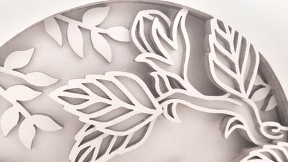 C091-Bee Layered Scroll Saw Pattern - Alex Fox Patterns