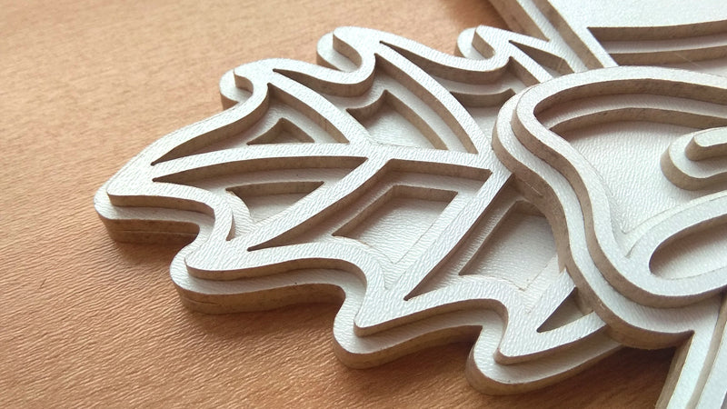 C093-Christmas Candle Layered Scroll Saw Pattern - Alex Fox Patterns