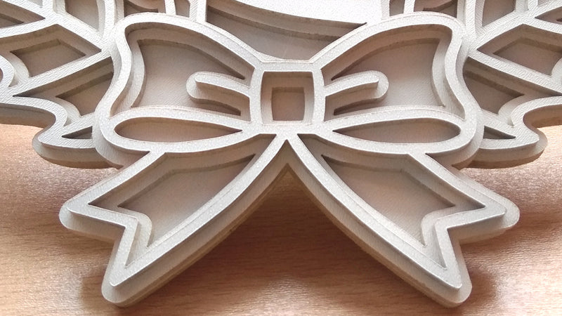 C093-Christmas Candle Layered Scroll Saw Pattern - Alex Fox Patterns
