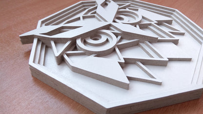 C095-Owl Layered Scroll Saw Pattern - Alex Fox Patterns