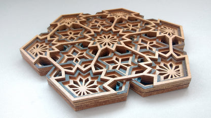 C097-Ornament Layered Scroll Saw Pattern - Alex Fox Patterns