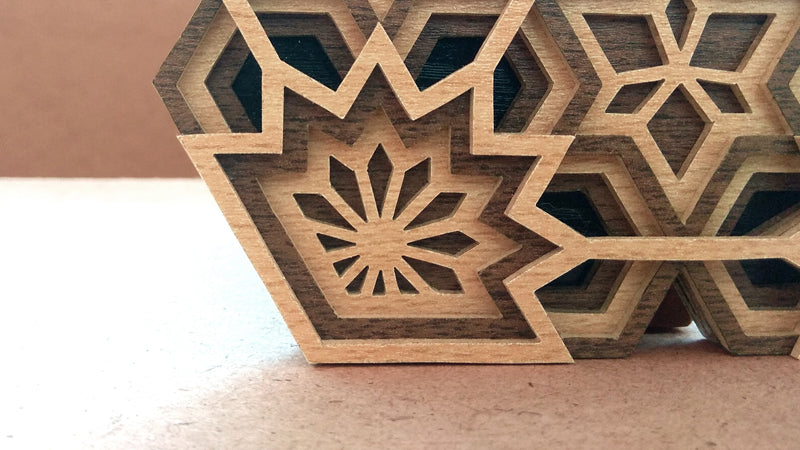 C097-Ornament Layered Scroll Saw Pattern - Alex Fox Patterns