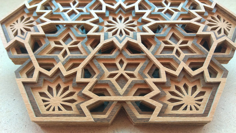 C097-Ornament Layered Scroll Saw Pattern - Alex Fox Patterns