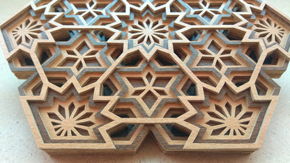 C097-Ornament Layered Scroll Saw Pattern - Alex Fox Patterns