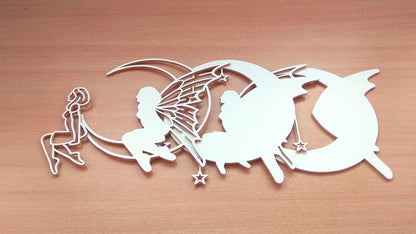 C100-Fairy Layered Scroll Saw Pattern - Alex Fox Patterns