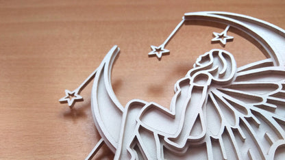 C100-Fairy Layered Scroll Saw Pattern - Alex Fox Patterns
