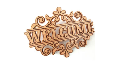 C101-Welcome Layered Scroll Saw Pattern - Alex Fox Patterns