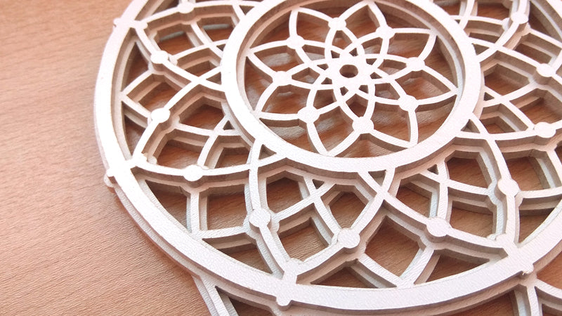 C103-Dreamcatcher Layered Scroll Saw Pattern - Alex Fox Patterns