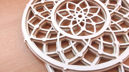 C103-Dreamcatcher Layered Scroll Saw Pattern - Alex Fox Patterns