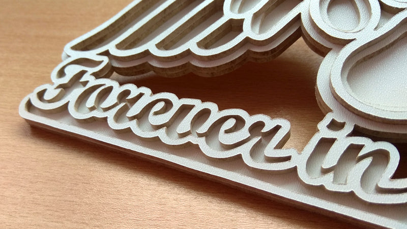 C104-Paw Layered Scroll Saw Pattern - Alex Fox Patterns