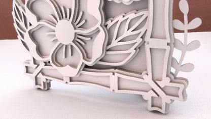C110-Butterfly Layered Scroll Saw Pattern - Alex Fox Patterns