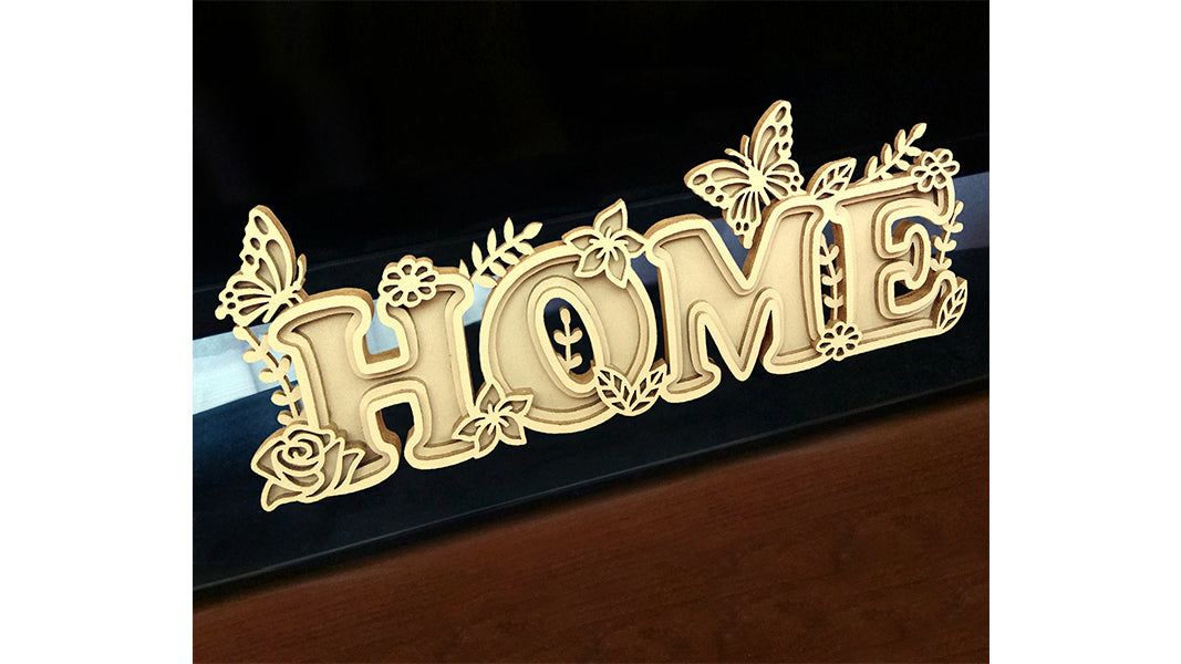 C111-Home Layered Scroll Saw Pattern - Alex Fox Patterns