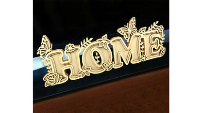 C111-Home Layered Scroll Saw Pattern - Alex Fox Patterns