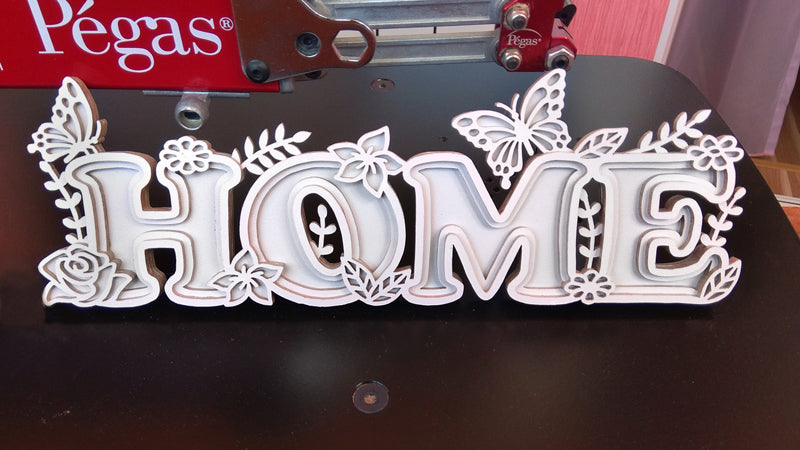 C111-Home Layered Scroll Saw Pattern - Alex Fox Patterns