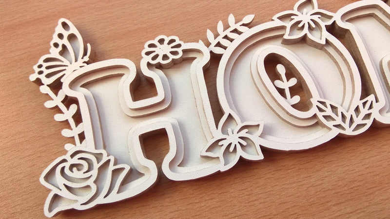 C111-Home Layered Scroll Saw Pattern - Alex Fox Patterns