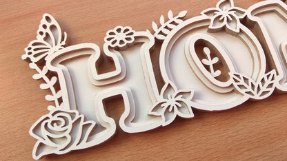 C111-Home Layered Scroll Saw Pattern - Alex Fox Patterns