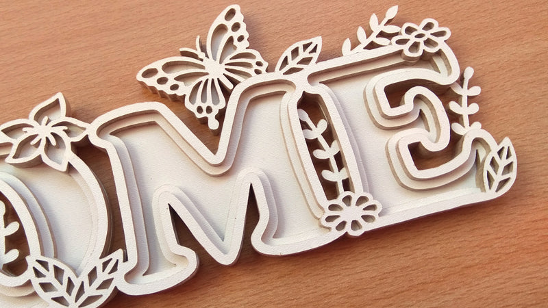 C111-Home Layered Scroll Saw Pattern - Alex Fox Patterns