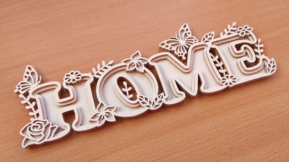 C111-Home Layered Scroll Saw Pattern - Alex Fox Patterns