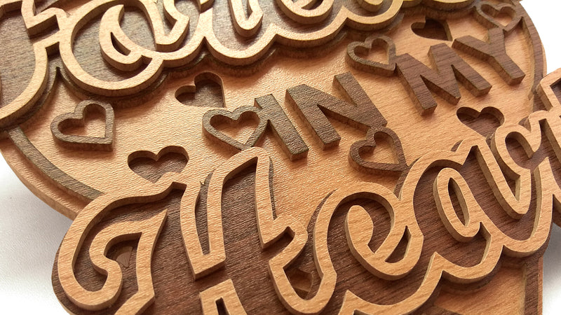 C112-Heart Layered Scroll Saw Pattern - Alex Fox Patterns