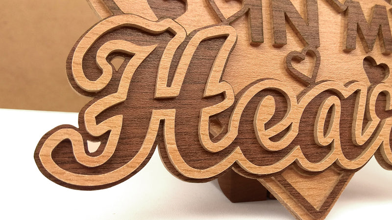 C112-Heart Layered Scroll Saw Pattern - Alex Fox Patterns