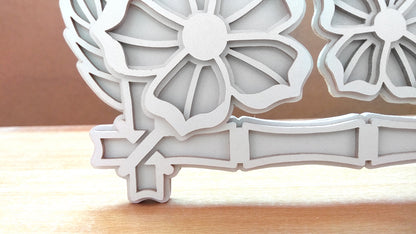 C114-Dragonfly Layered Scroll Saw Pattern - Alex Fox Patterns