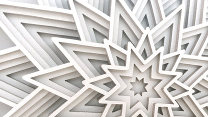 C116-Ornament Layered Scroll Saw Pattern - Alex Fox Patterns