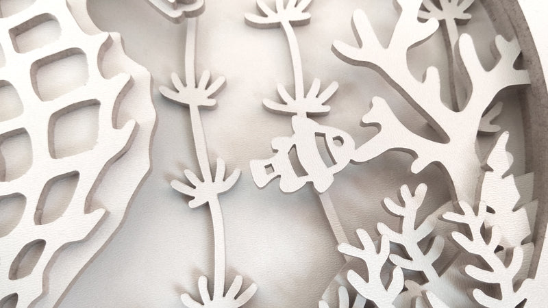 C119-Seahorse Layered Scroll Saw Pattern - Alex Fox Patterns