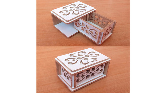 C125-Jewelry Box Scroll Saw Pattern - Alex Fox Patterns