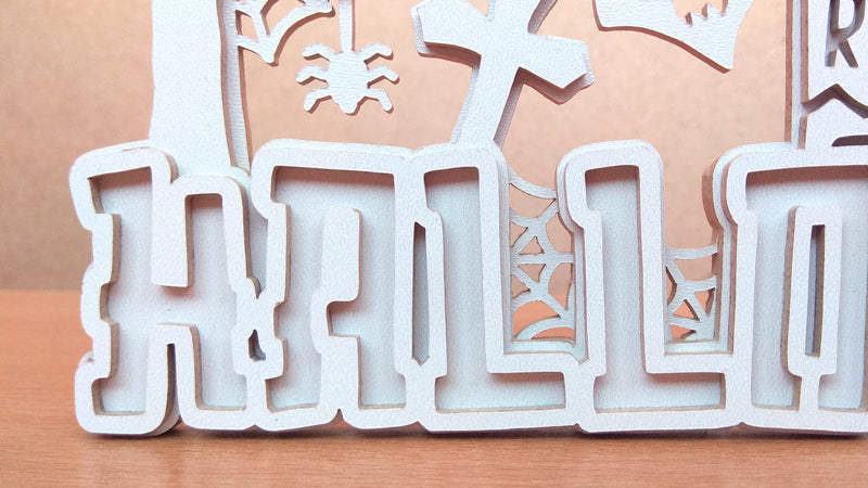 C133-Halloween Layered Scroll Saw Pattern - Alex Fox Patterns
