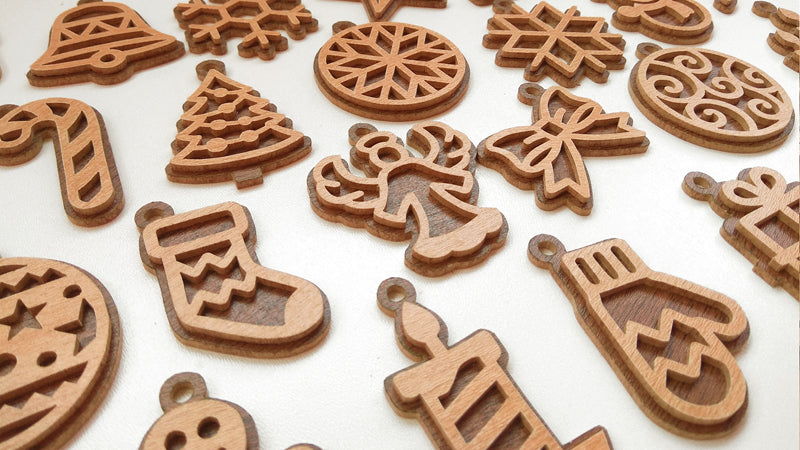 C137-Christmas Calendar Layered Scroll Saw Pattern - Alex Fox Patterns