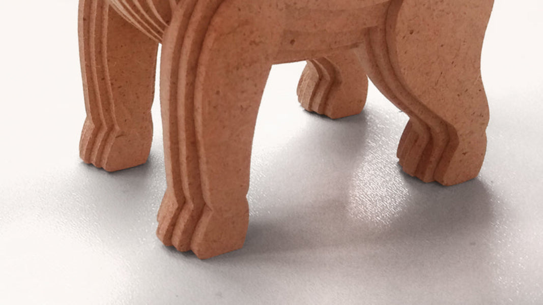 C139-Christmas Deer Scroll Saw Pattern - Alex Fox Patterns