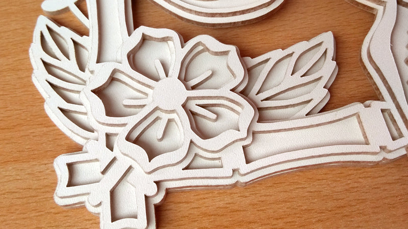 C140-Swallows Layered Scroll Saw Pattern - Alex Fox Patterns