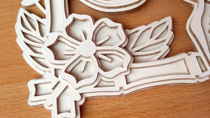 C140-Swallows Layered Scroll Saw Pattern - Alex Fox Patterns