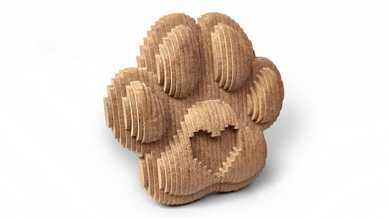 C146-Paw Scroll Saw Pattern - Alex Fox Patterns