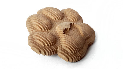C146-Paw Scroll Saw Pattern - Alex Fox Patterns