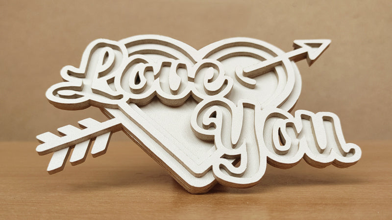 C151-Love Layered Scroll Saw Pattern - Alex Fox Patterns
