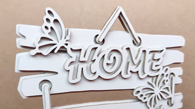 C155-Home Layered Scroll Saw Pattern - Alex Fox Patterns
