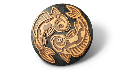 C156-Koi Fish Layered Scroll Saw Pattern - Alex Fox Patterns
