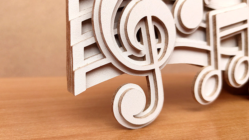 C159-Music Notes Layered Scroll Saw Pattern - Alex Fox Patterns