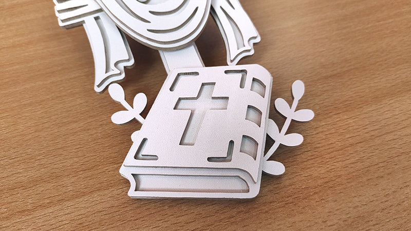 C164-Cross Bible Scroll Saw Pattern - Alex Fox Patterns