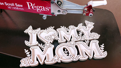 C165-Mother Day Scroll Saw Pattern - Alex Fox Patterns
