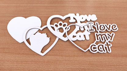 C172-Paw Layered Scroll Saw Pattern - Alex Fox Patterns