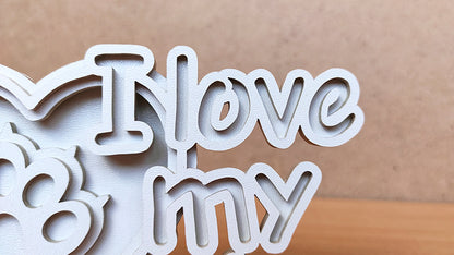 C172-Paw Layered Scroll Saw Pattern - Alex Fox Patterns