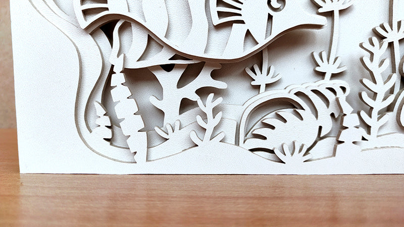 C174-Sea Life Layered Scroll Saw Pattern - Alex Fox Patterns