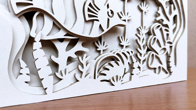 C174-Sea Life Layered Scroll Saw Pattern - Alex Fox Patterns