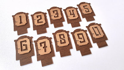 C178-Halloween Calendar Layered Scroll Saw Pattern - Alex Fox Patterns