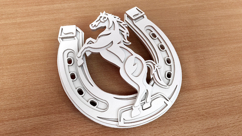 C179-Horseshoe Layered Scroll Saw Pattern - Alex Fox Patterns